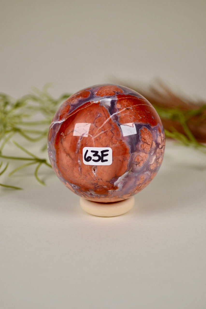 Antique Pink Agate Sphere