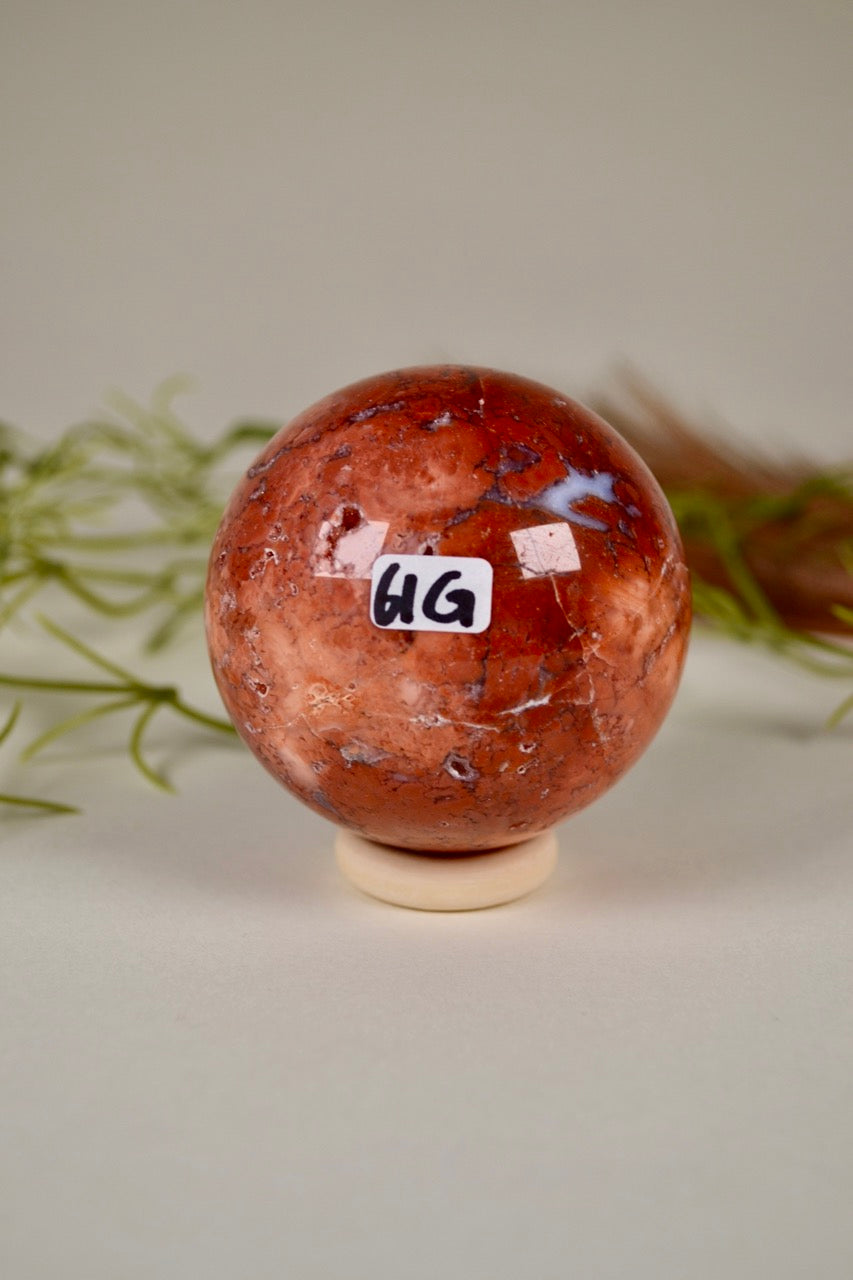 Antique Pink Agate Sphere