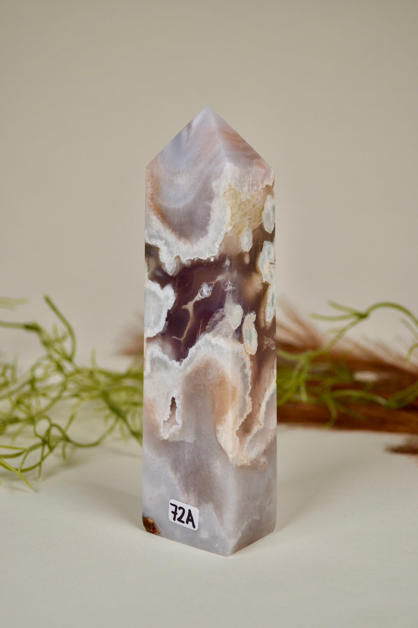 Big Flower Agate Tower 72A