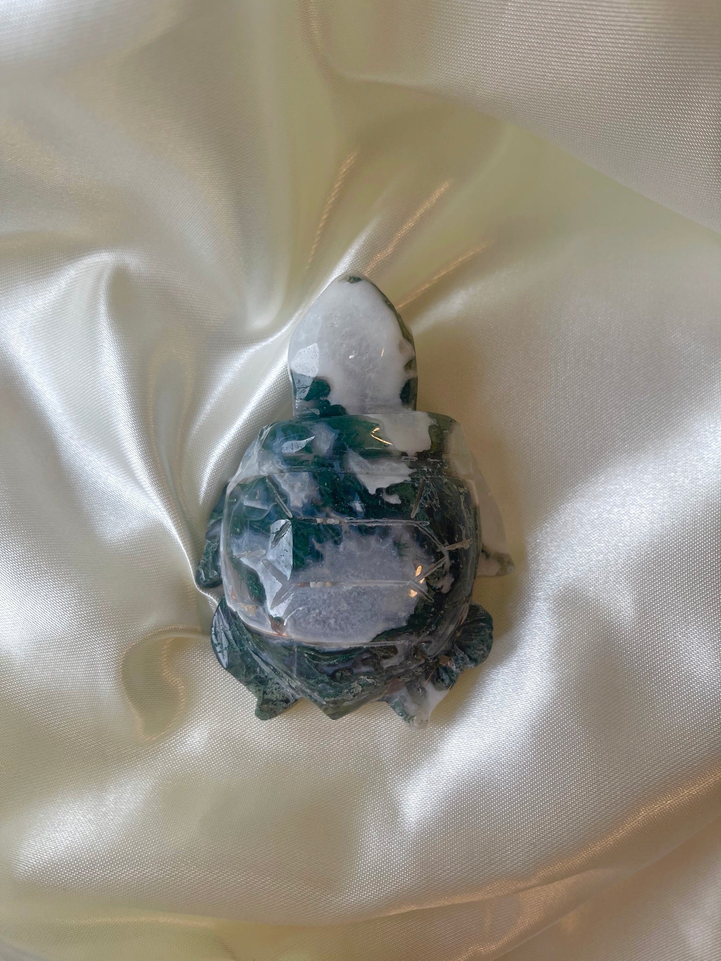Moss Agate Turtle