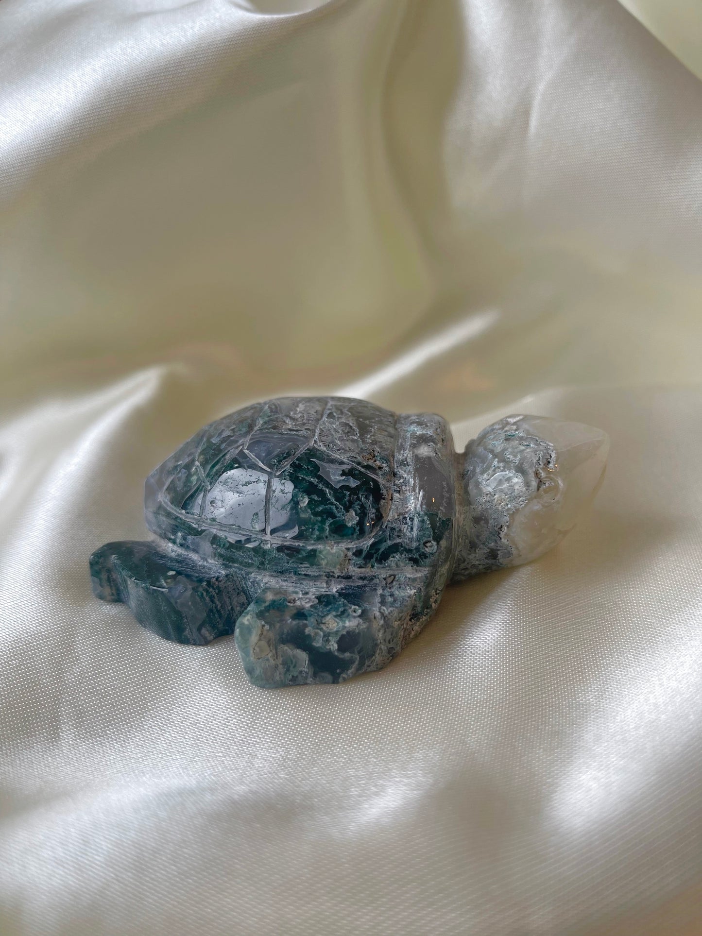 Moss Agate Turtle