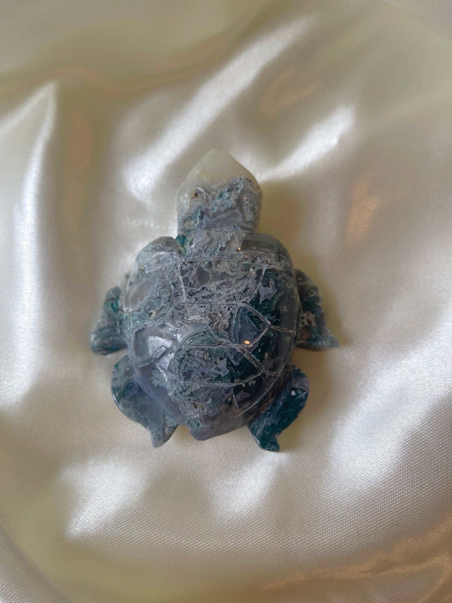 Moss Agate Turtle