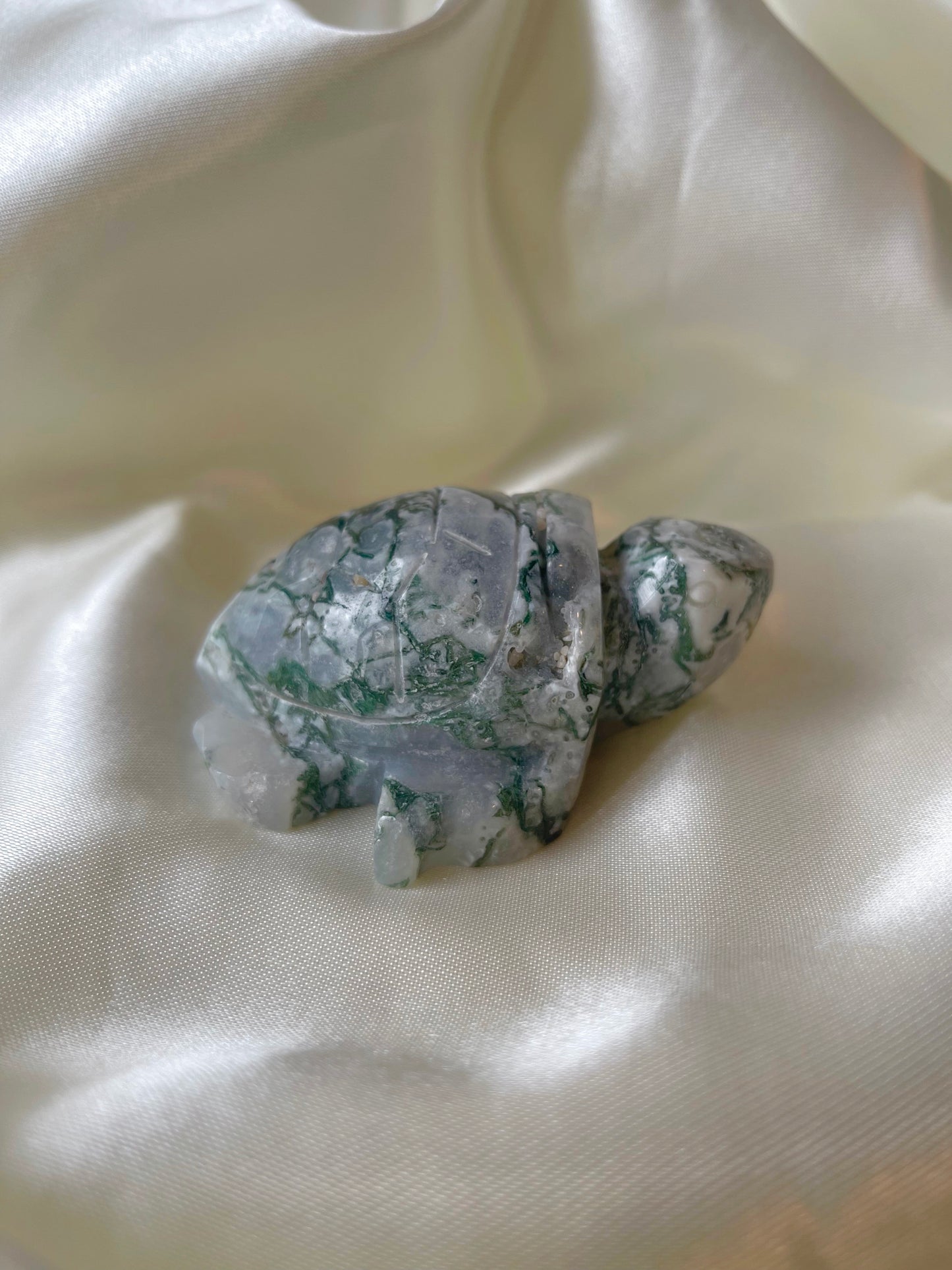 Moss Agate Turtle