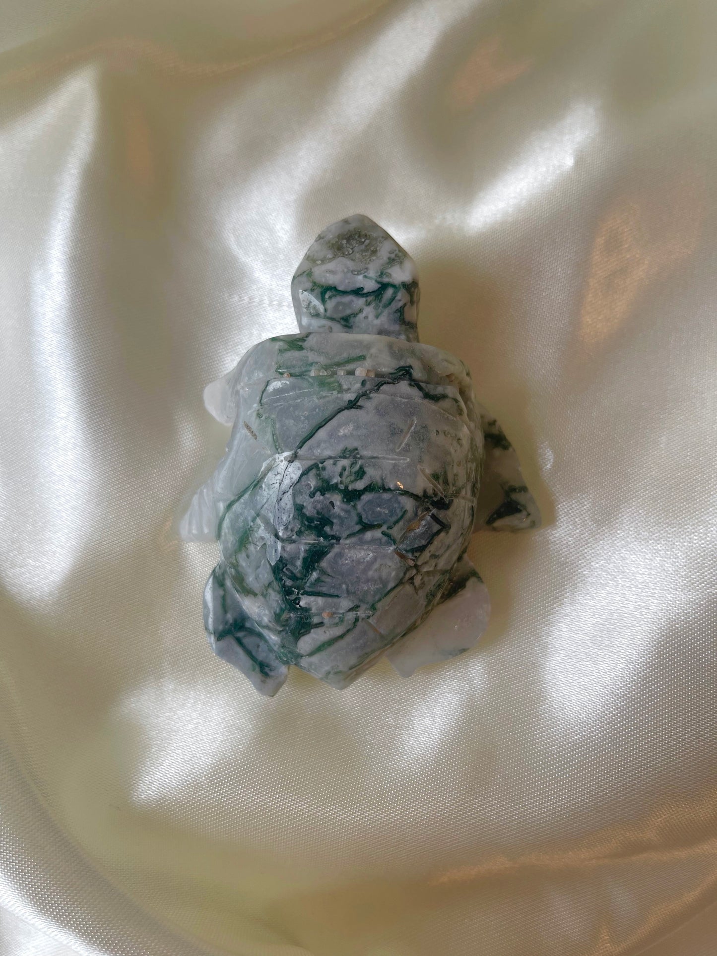 Moss Agate Turtle