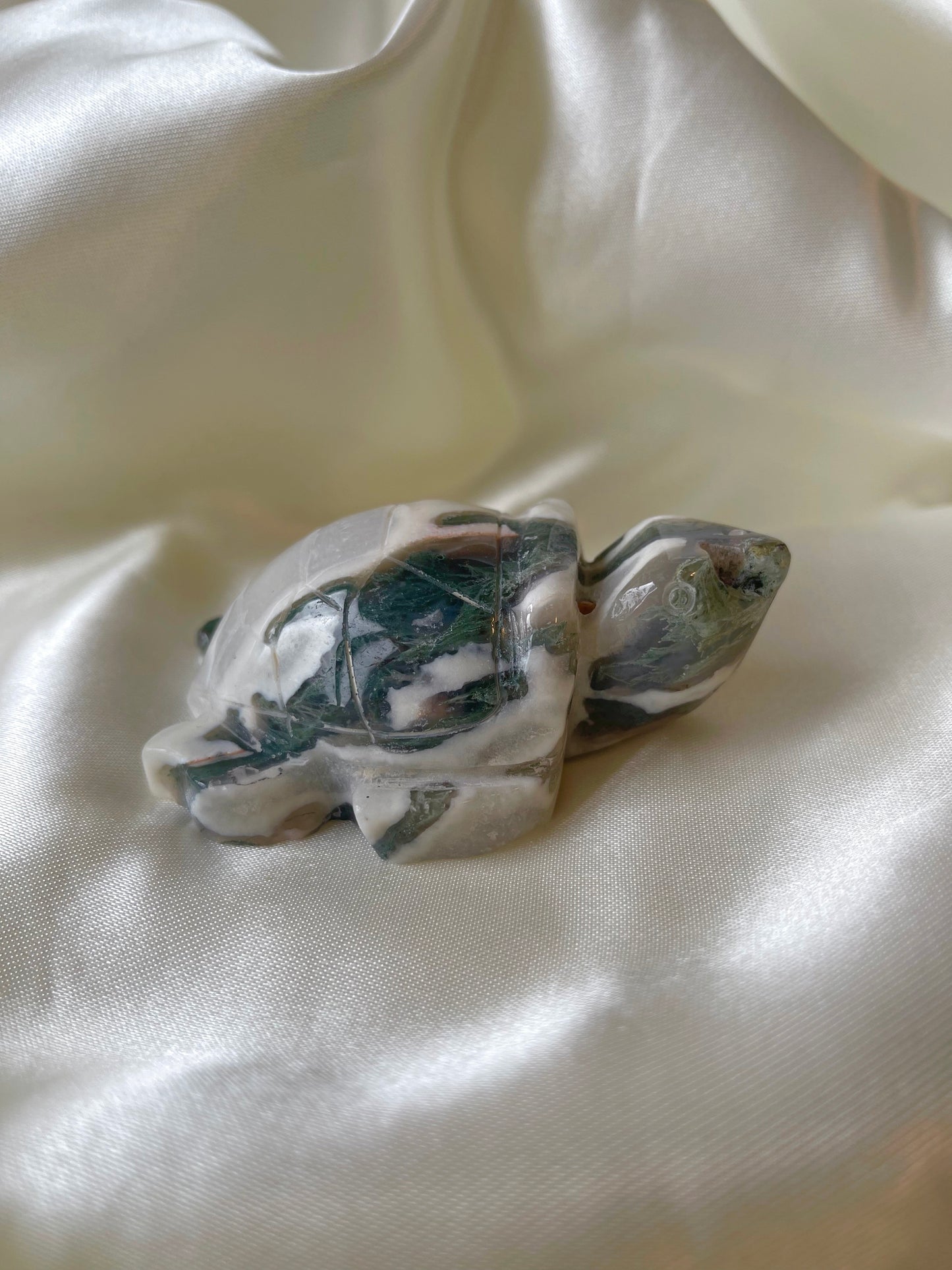 Moss Agate Turtle