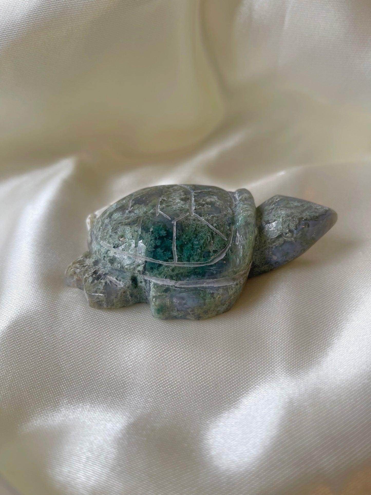 Moss Agate Turtle