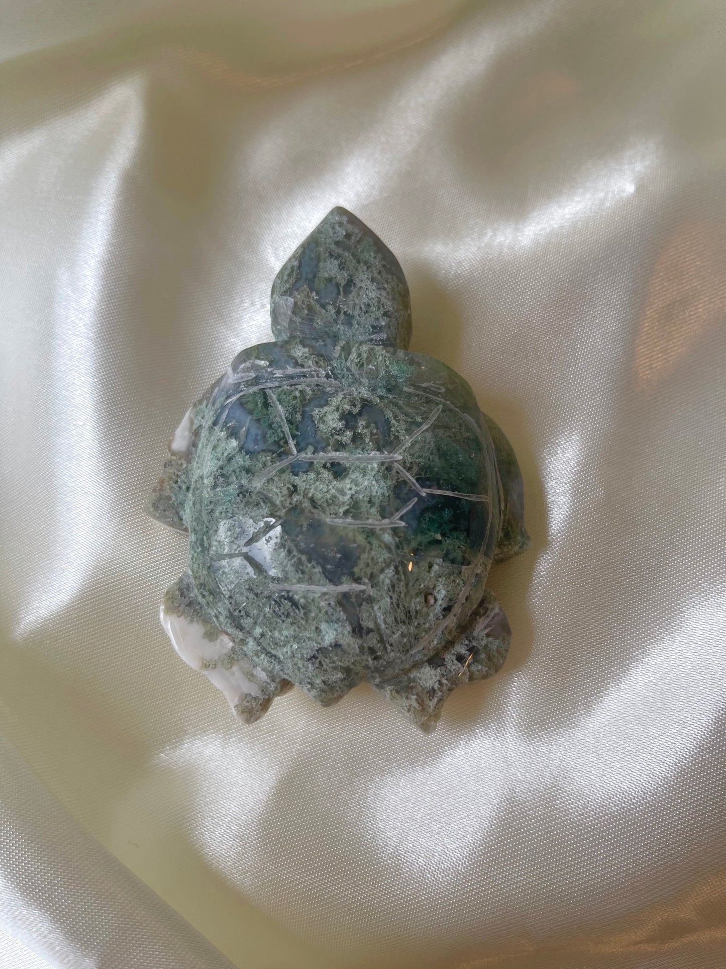 Moss Agate Turtle