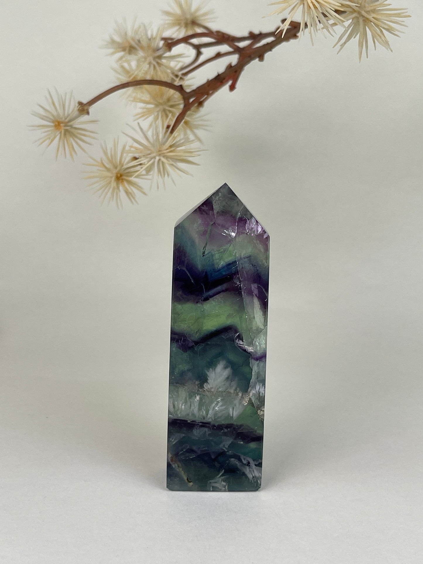 Feather Fluorite Tower