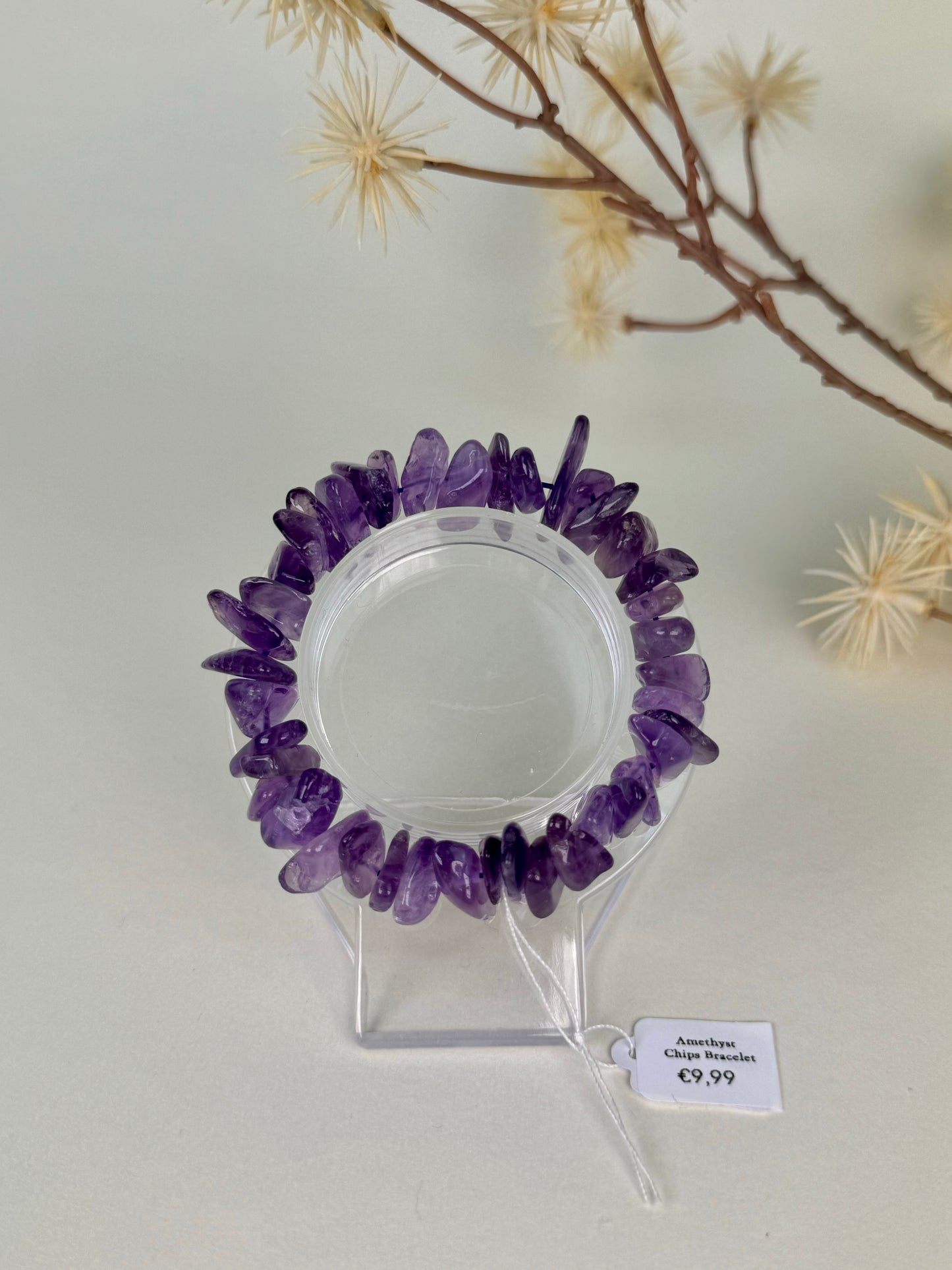 Amethyst Chip Bracelet