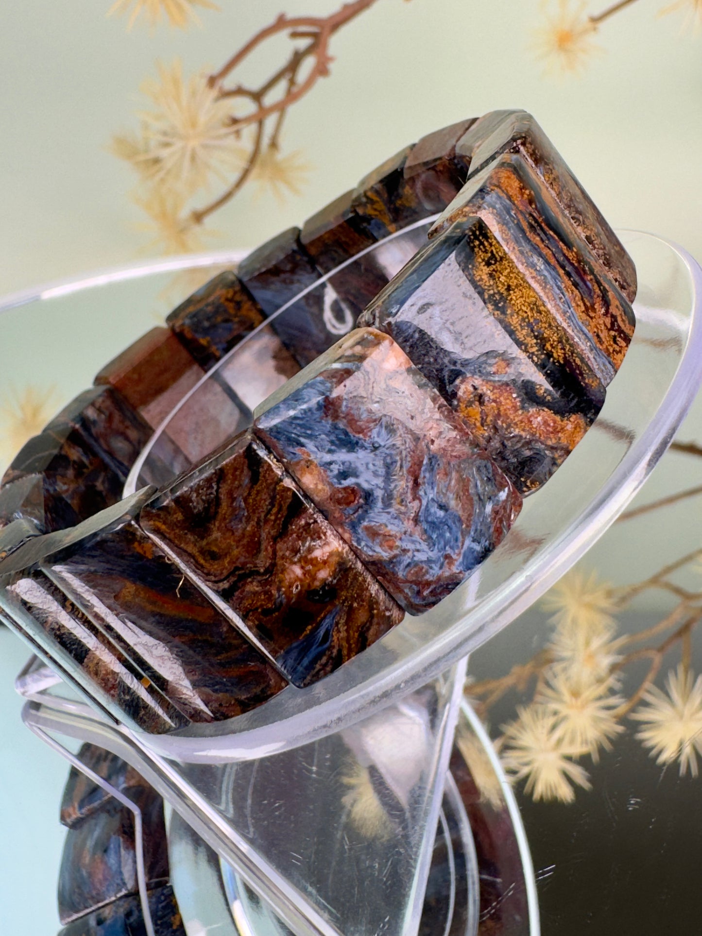 HQ Blue Pietersite Bangle A