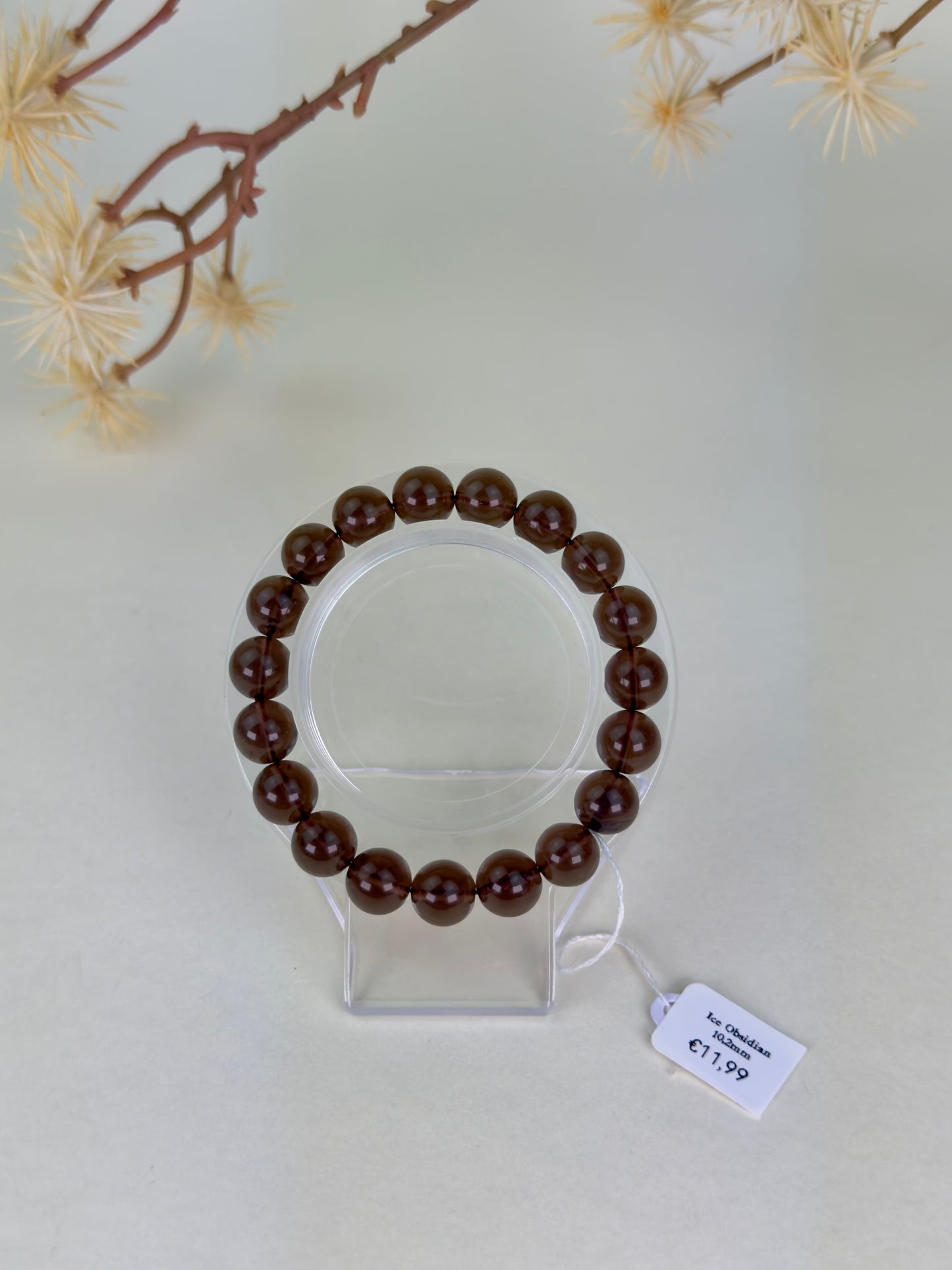 Ice Obsidian Bracelet 9-11mm