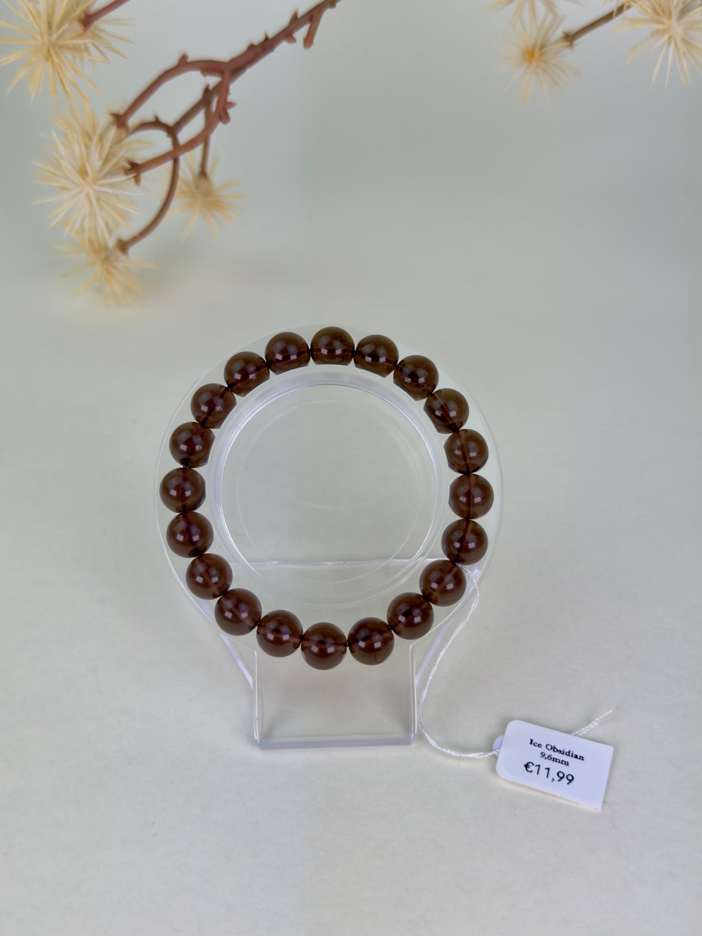 Ice Obsidian Bracelet 9-11mm