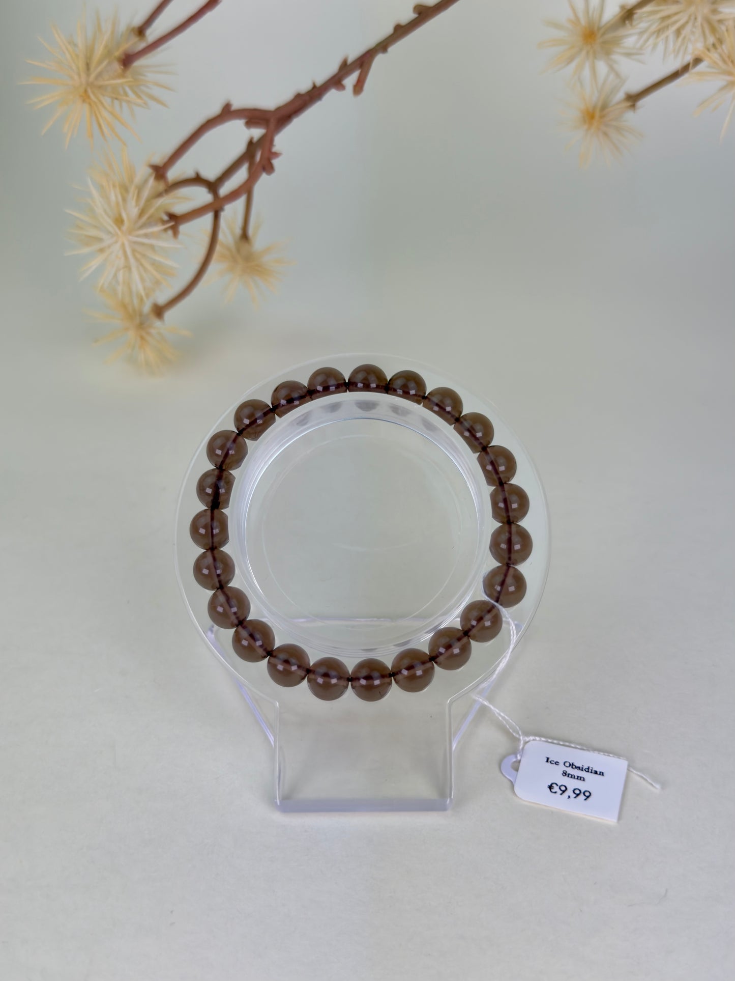 Ice Obsidian Bracelet 8mm