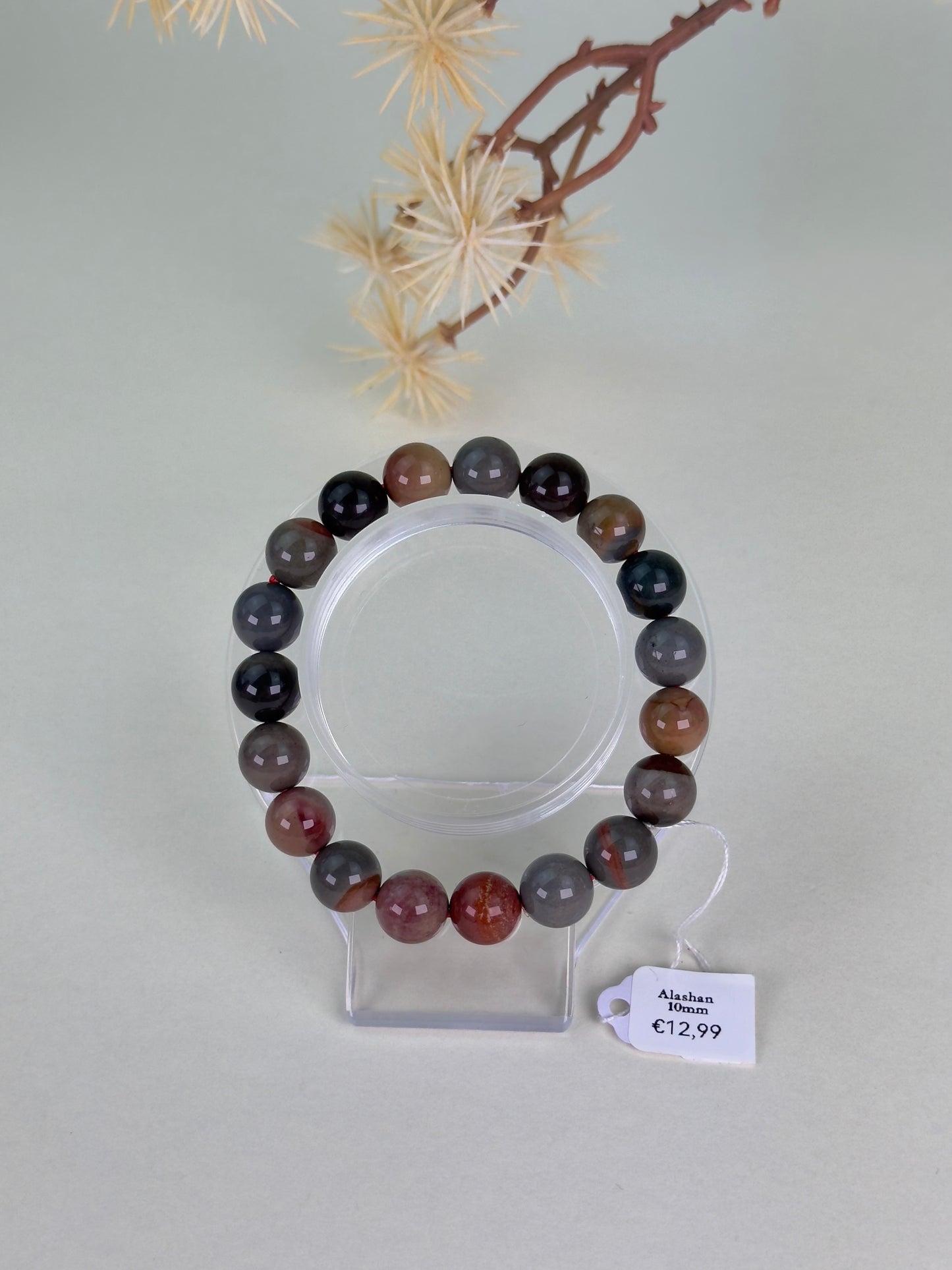 Alashan Agate Bracelet 10mm