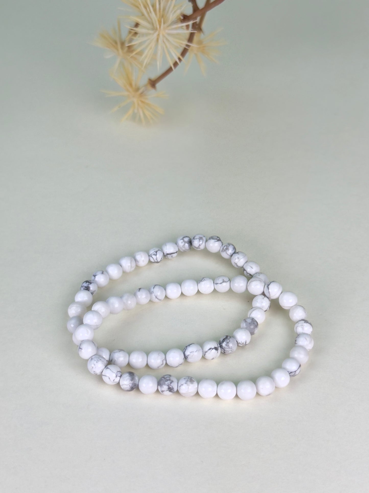 Howlite Bracelet 6mm