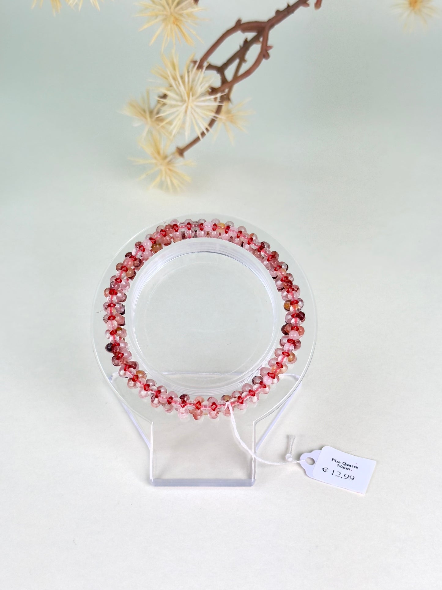 Fire Quartz Bangle 12mm