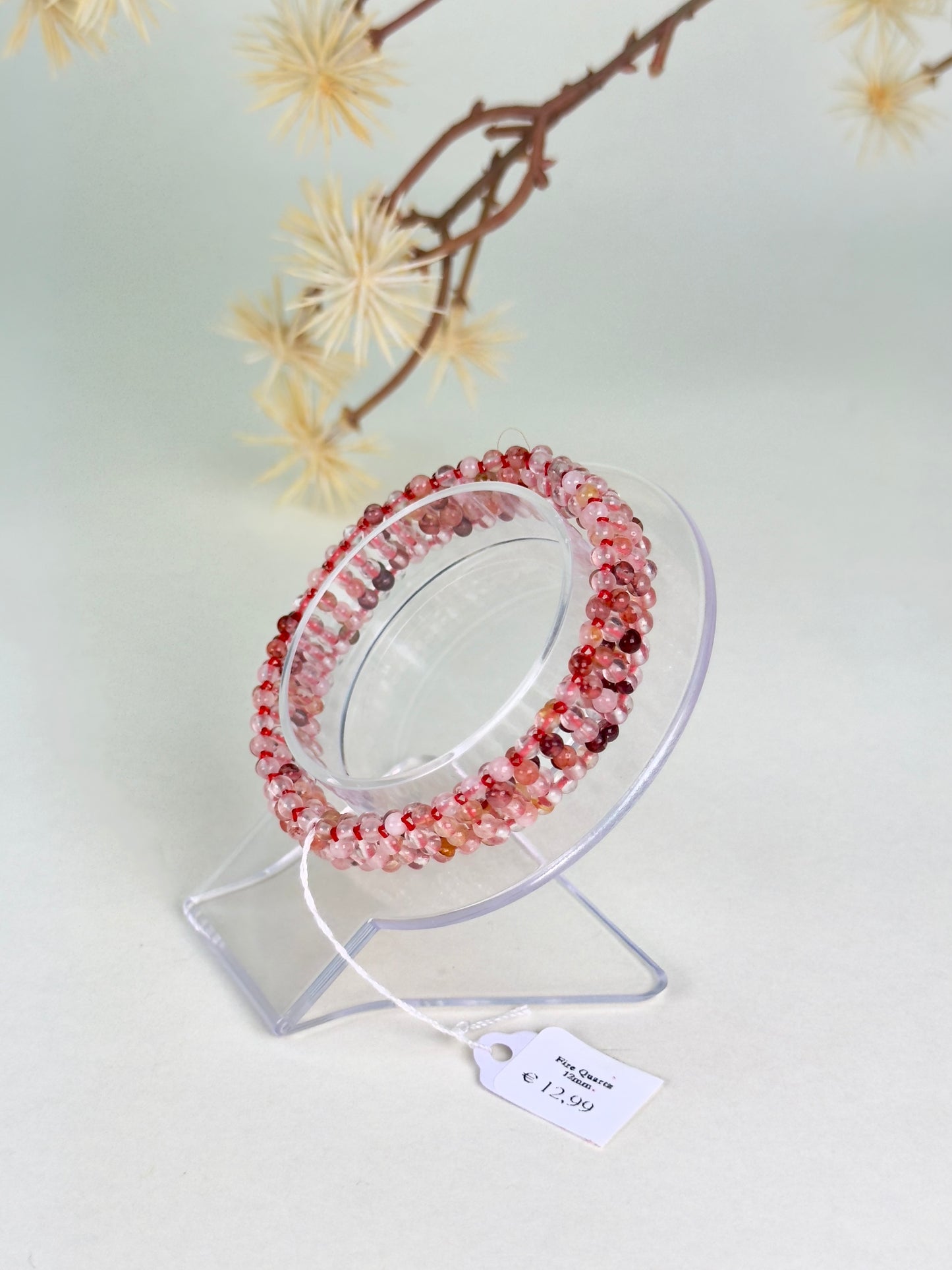 Fire Quartz Bangle 12mm