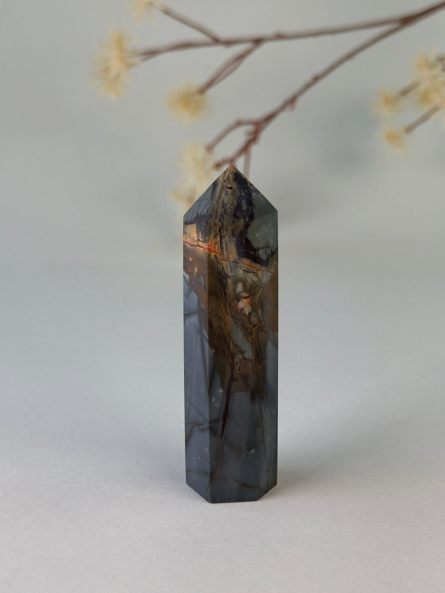Blue Cherry Creek Jasper Tower