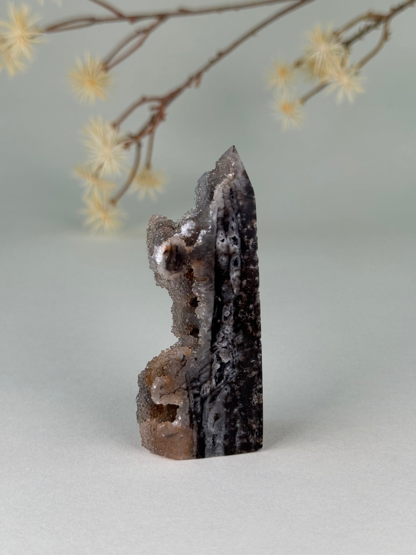 Druzy Sphalerite Tower