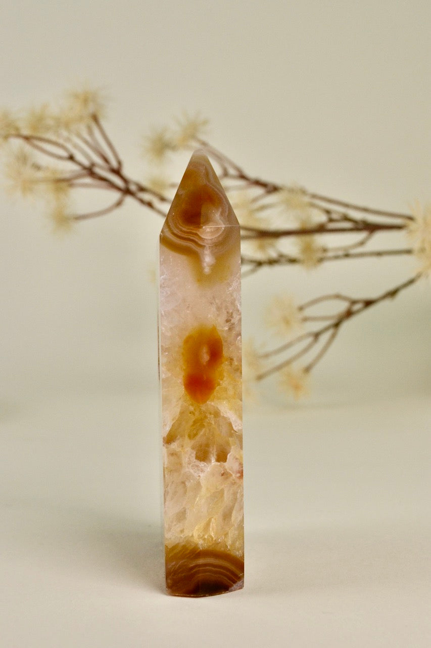 Druzy Agate Tower D