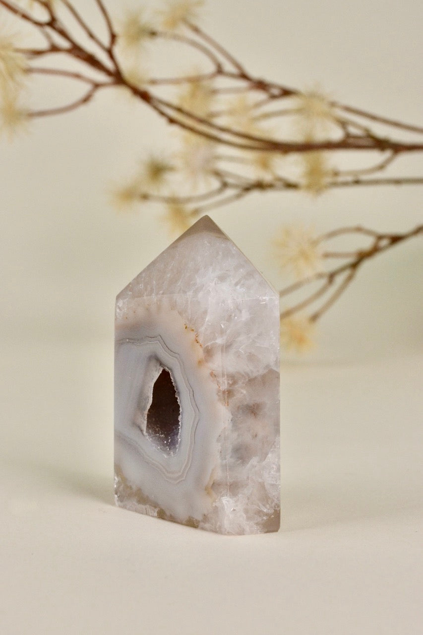 Druzy Agate Tower A
