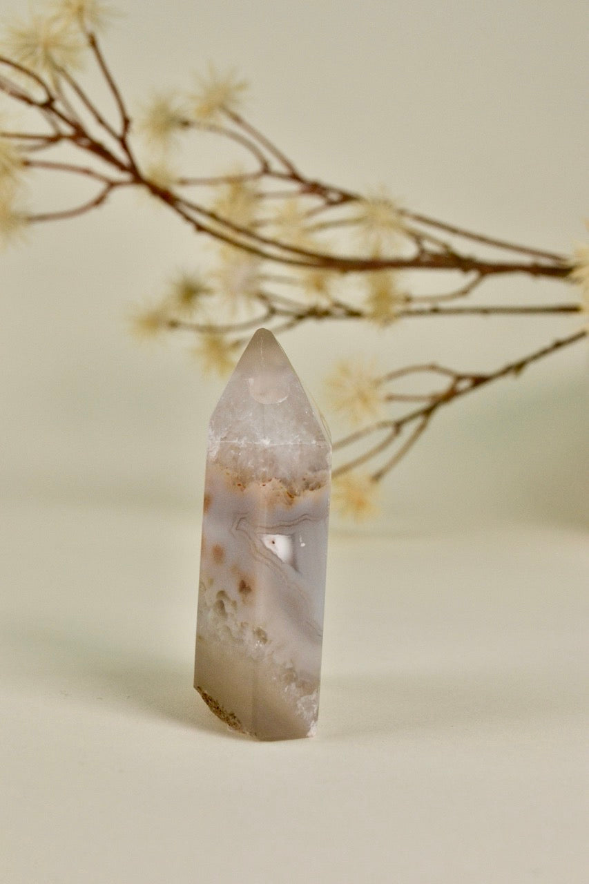 Druzy Agate Tower A