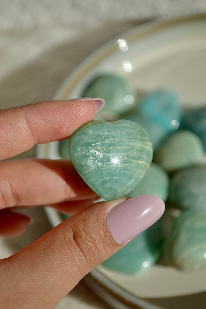 Amazonite Heart small