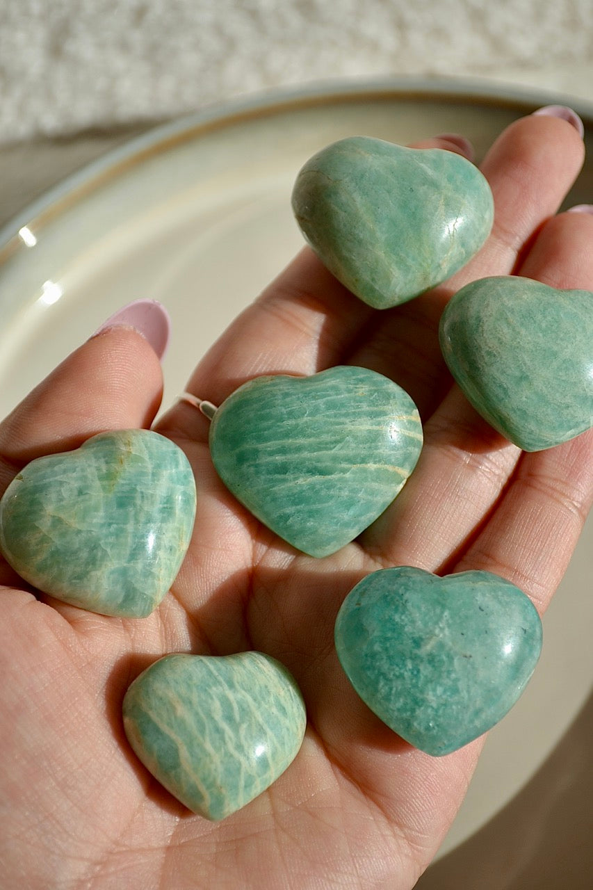 Amazonite Heart small