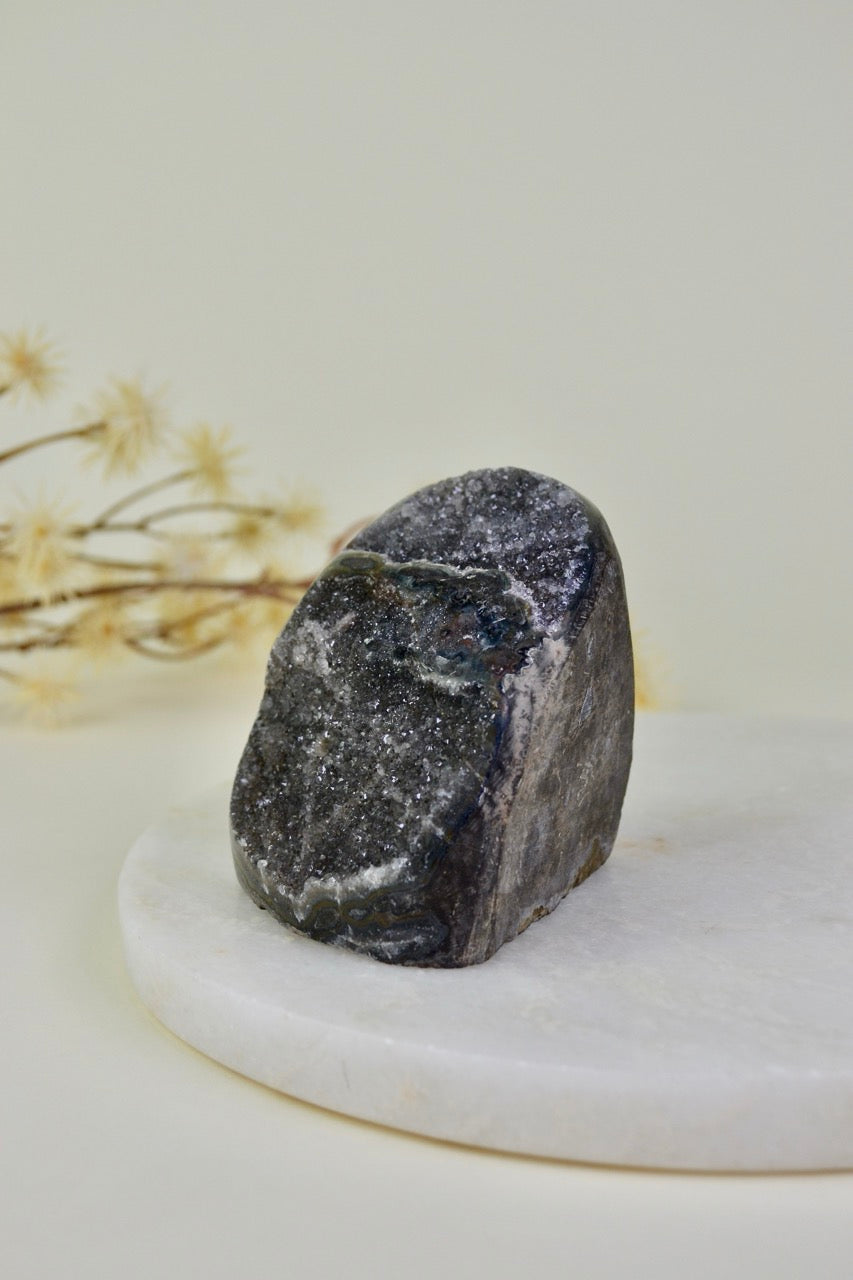 Amethyst Cut Base Cluster A23