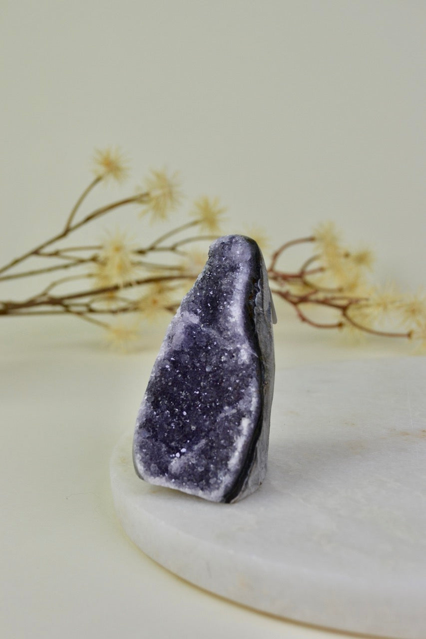 Amethyst Cut Base Cluster A09