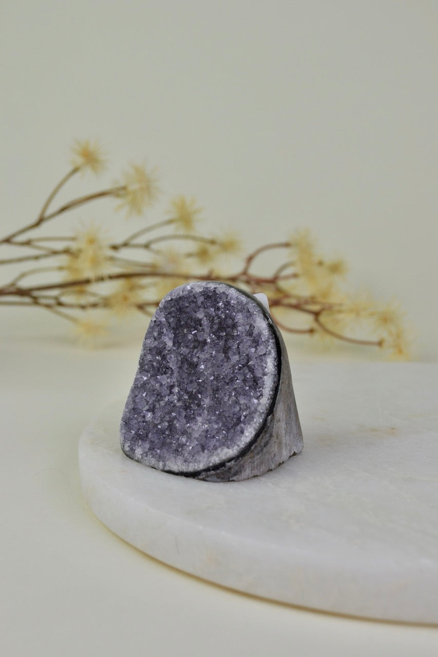 Amethyst Cut Base Cluster A10