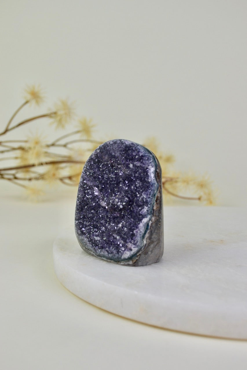 Amethyst Cut Base Cluster A15