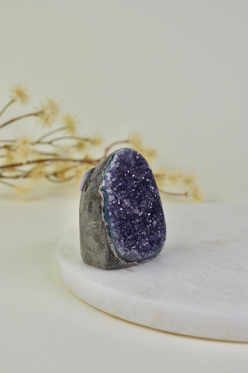 Amethyst Cut Base Cluster A15
