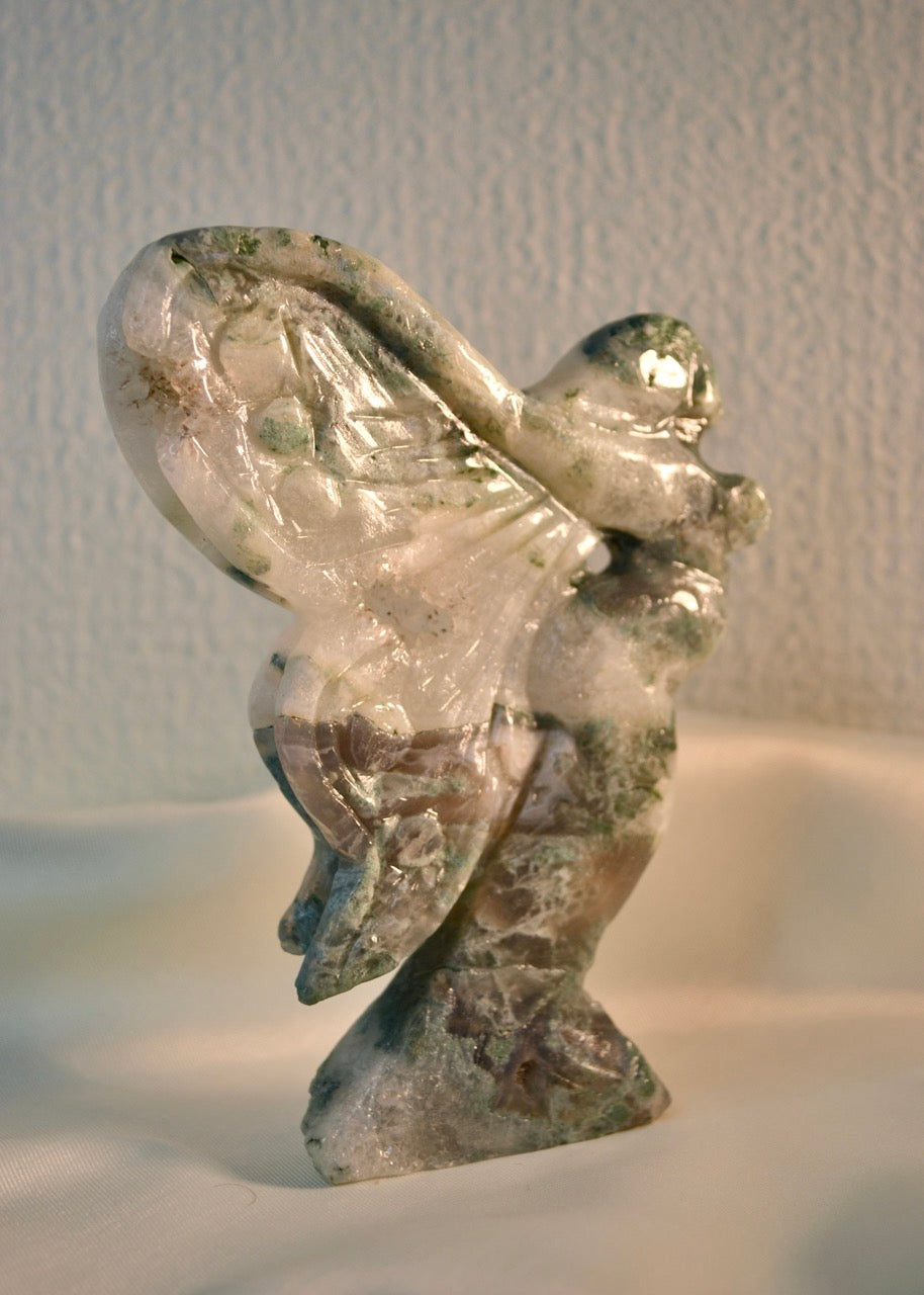 Moss Agate Fairy