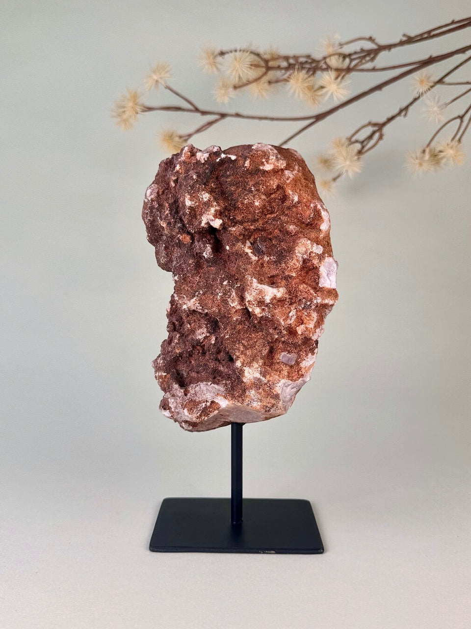 Pink Amethyst on Pin