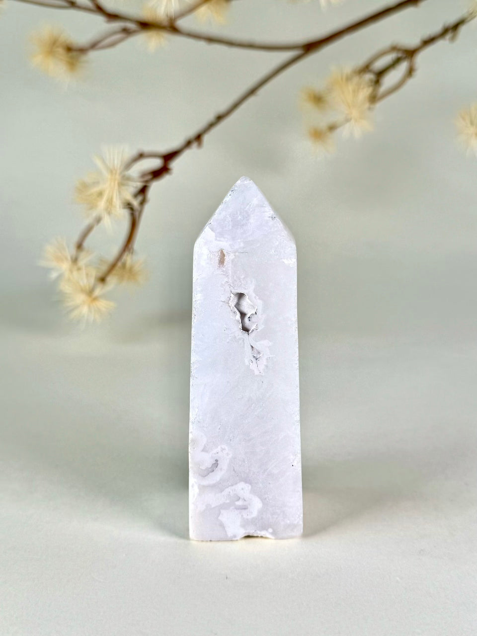 Snow Plume Agate Tower B