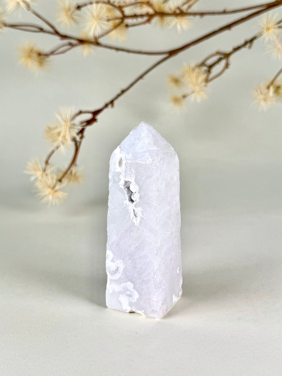Snow Plume Agate Tower B