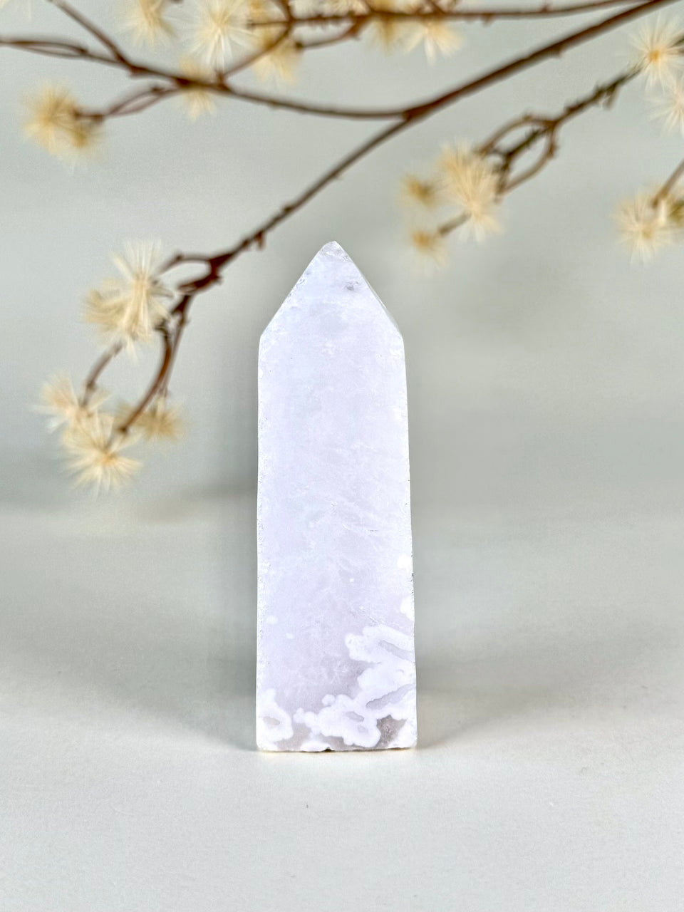 Snow Plume Agate Tower B