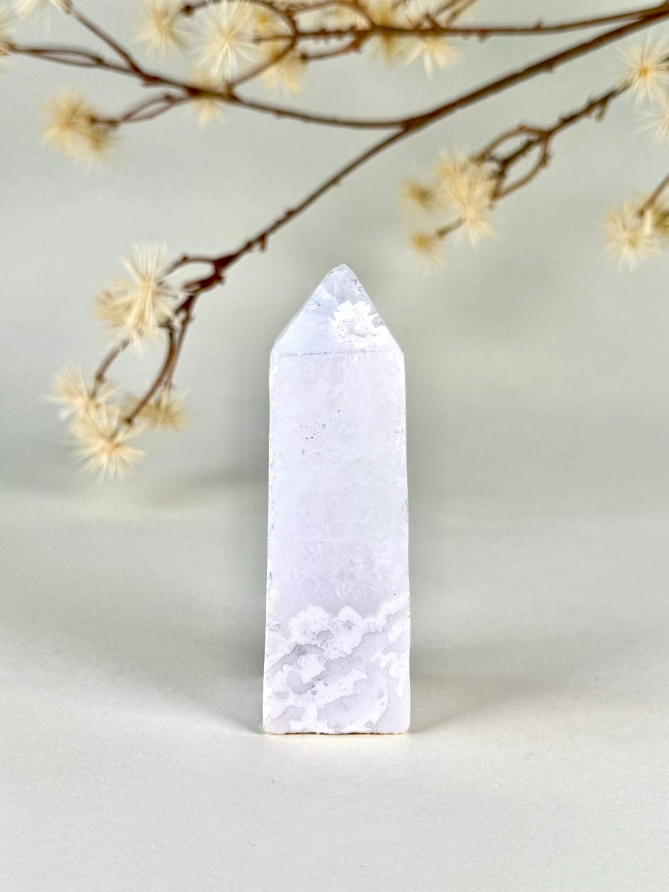 Snow Plume Agate Tower B