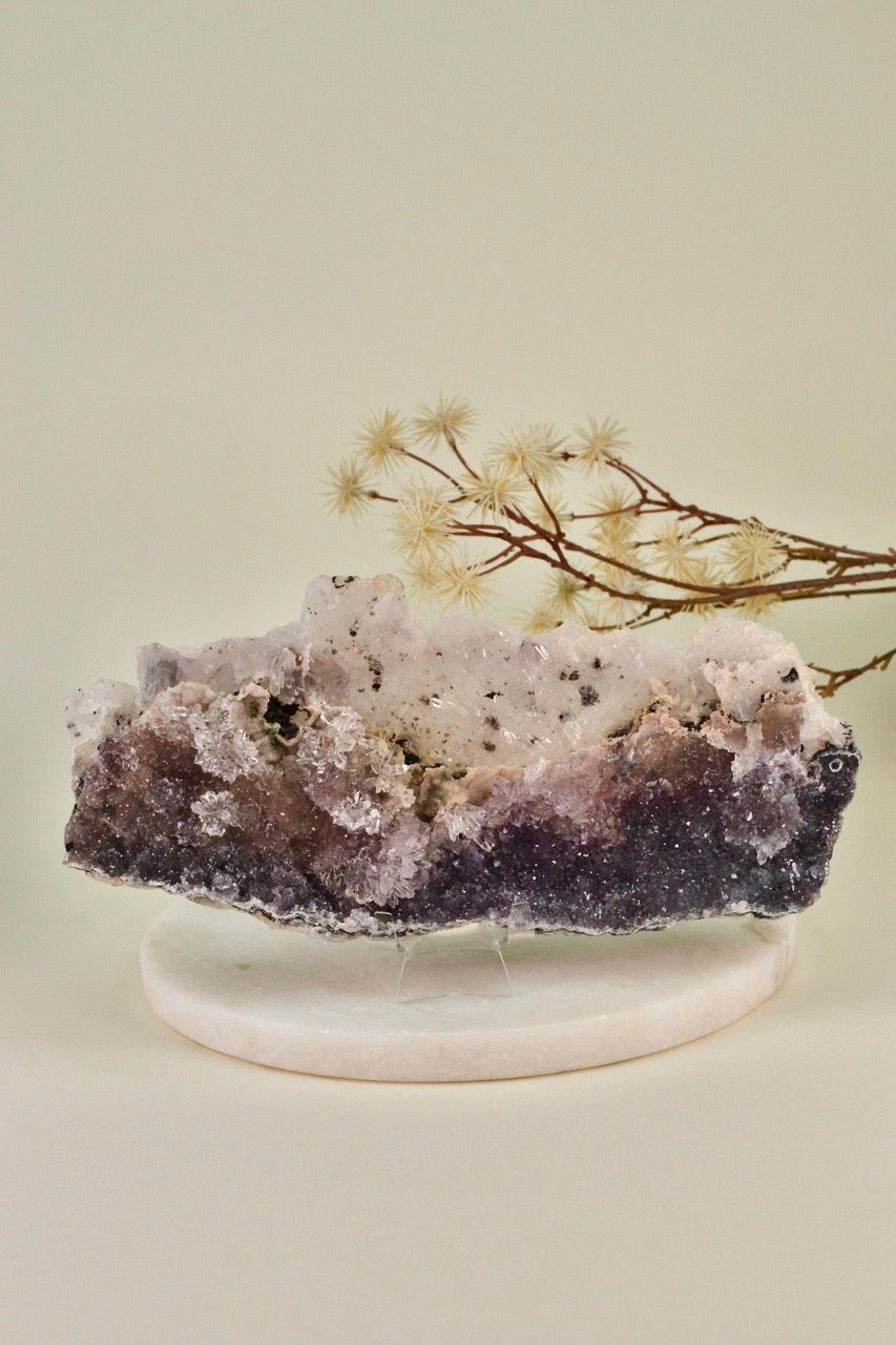 Large Zeolite - Flower Amethyst