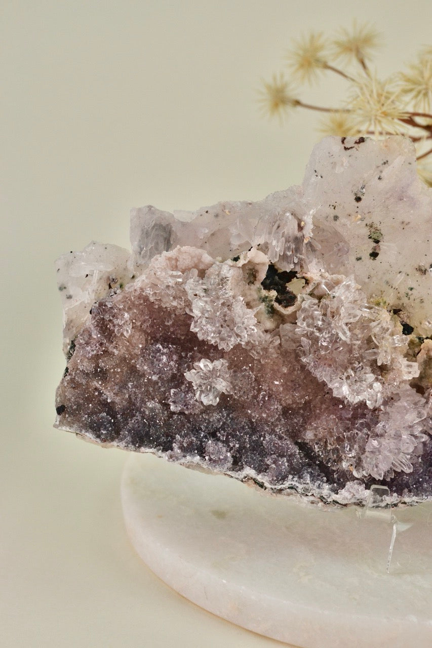 Large Zeolite - Flower Amethyst