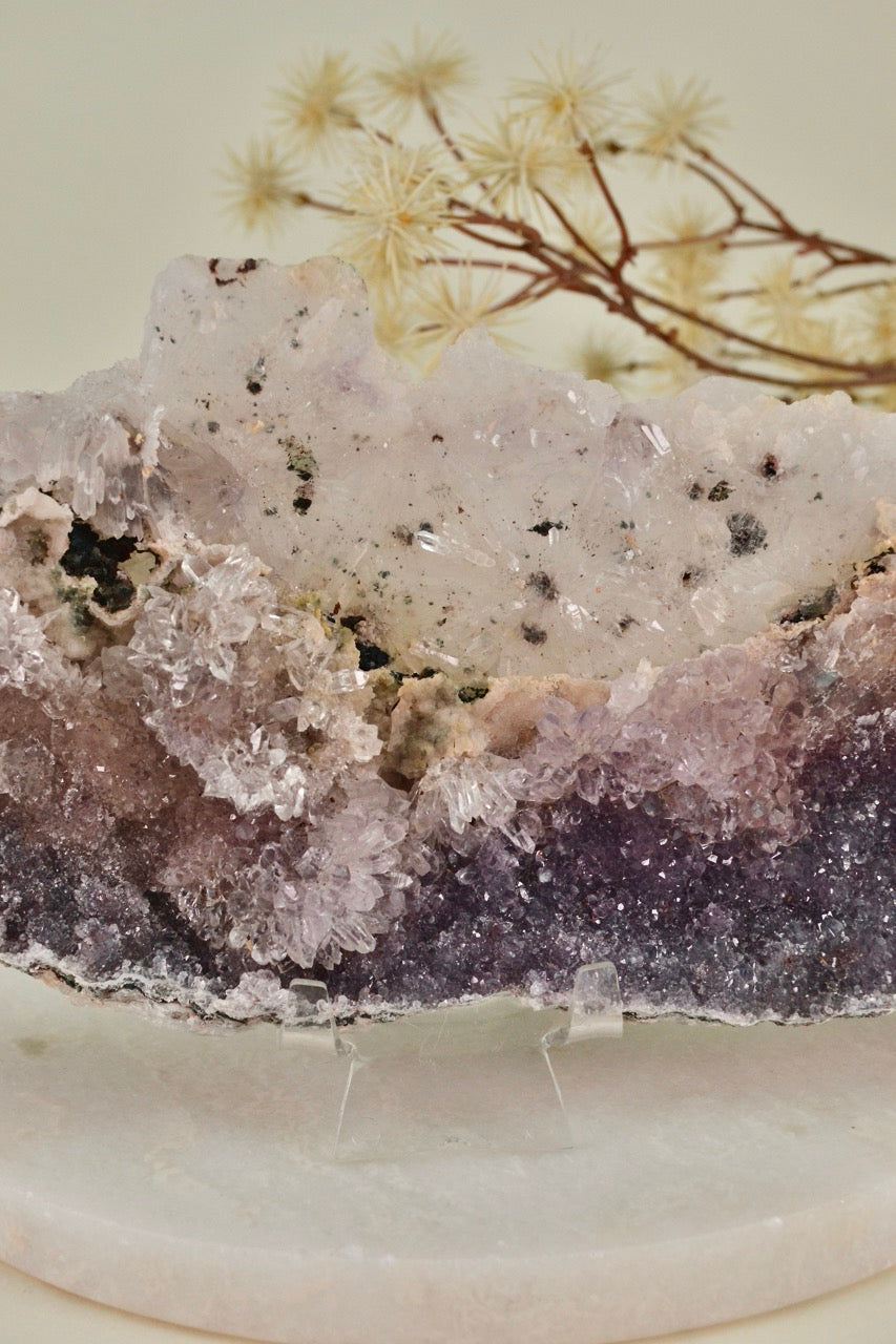 Large Zeolite - Flower Amethyst