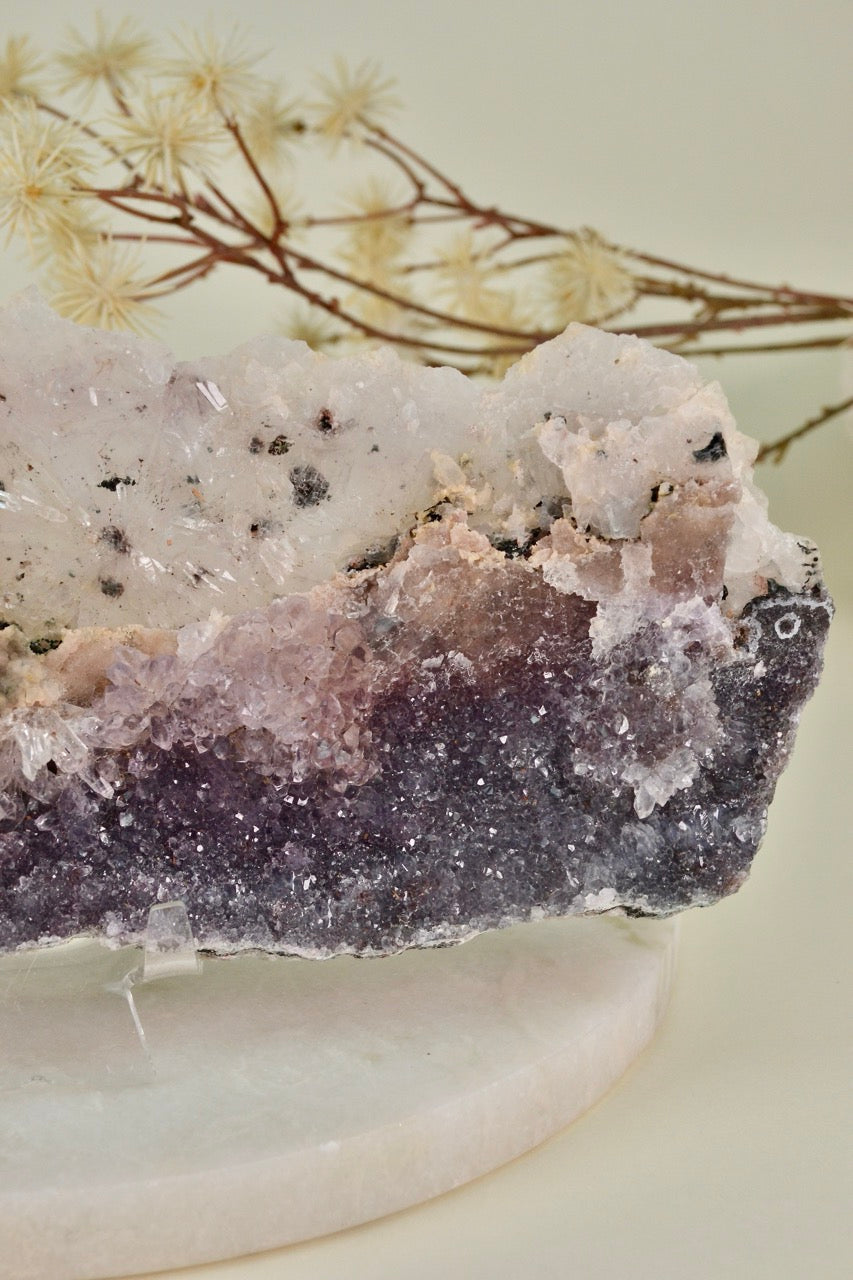 Large Zeolite - Flower Amethyst