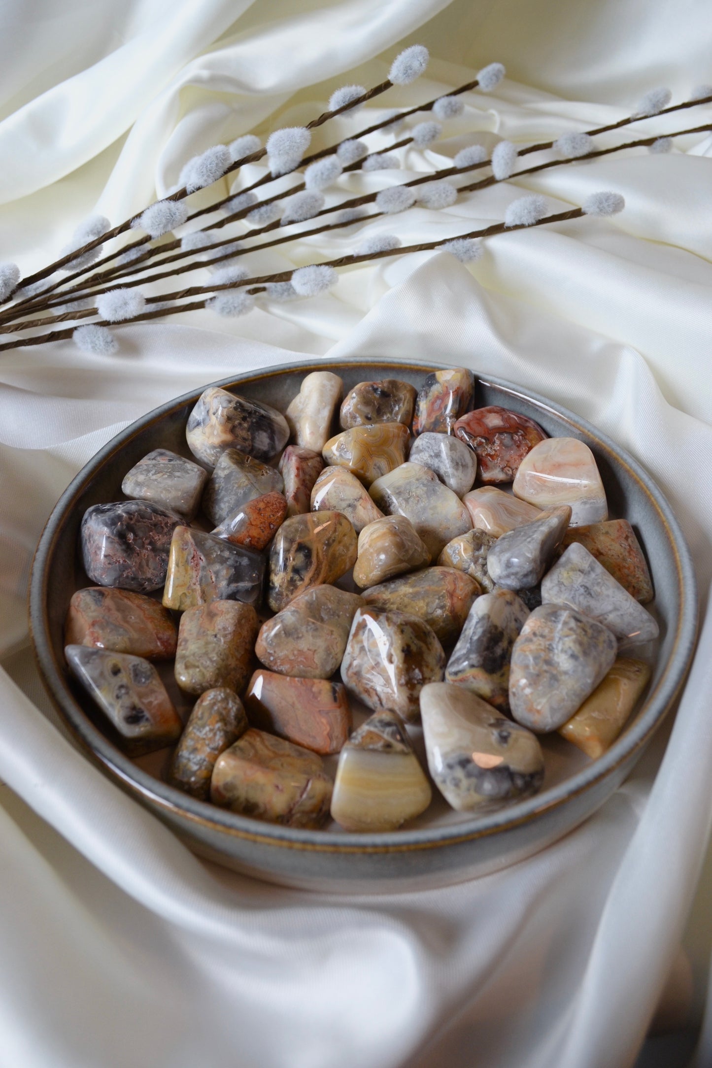Crazy Lace Agate Tumble