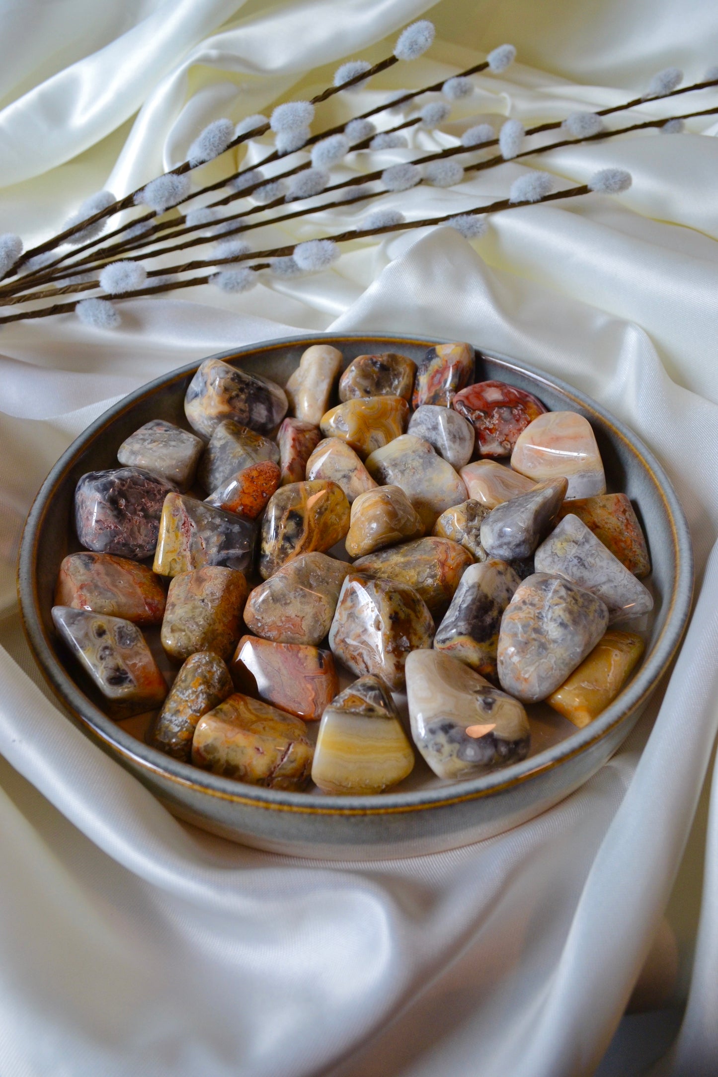 Crazy Lace Agate Tumble
