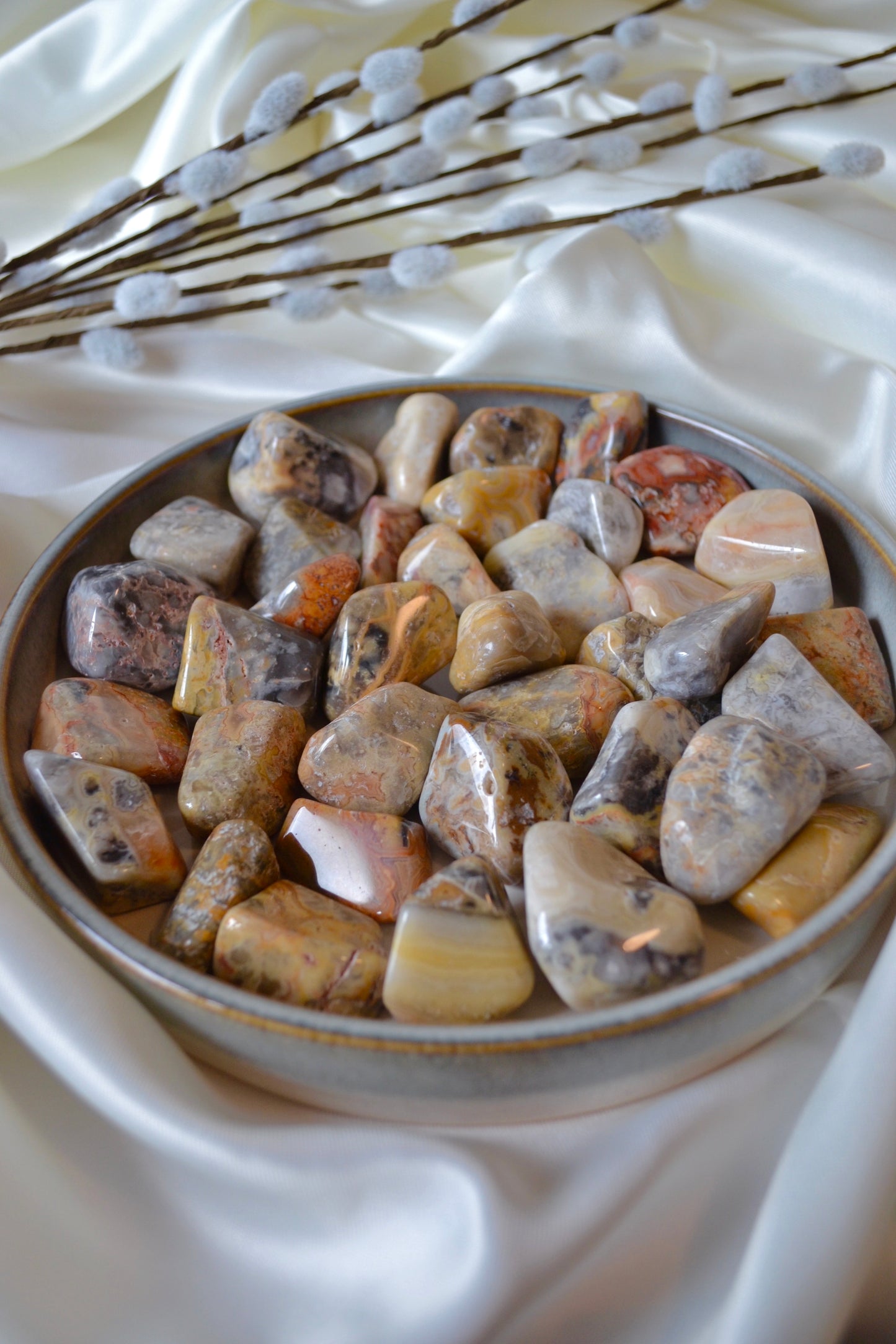 Crazy Lace Agate Tumble