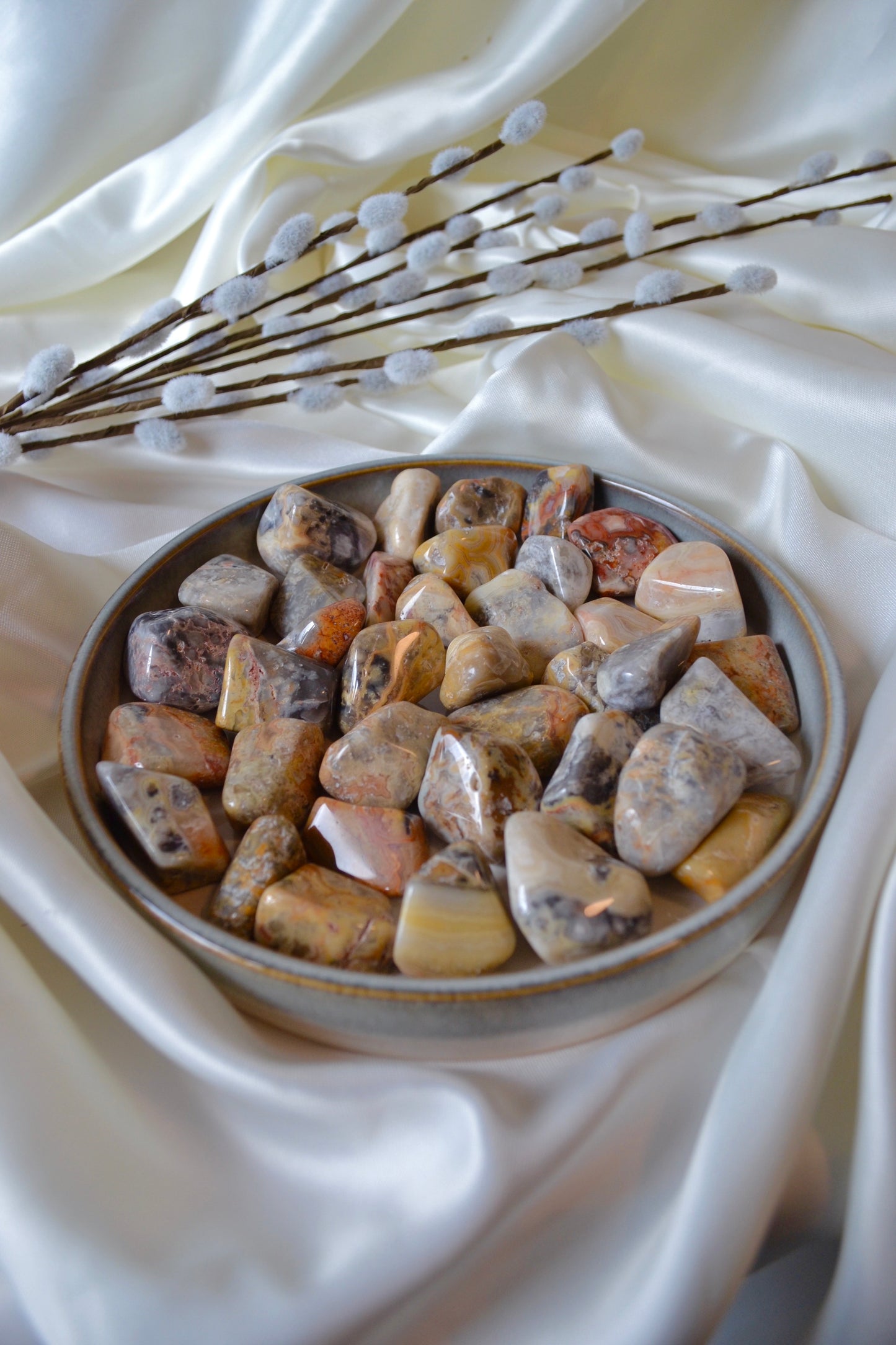 Crazy Lace Agate Tumble