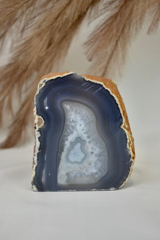 Agate Geode Tea Light Holder C