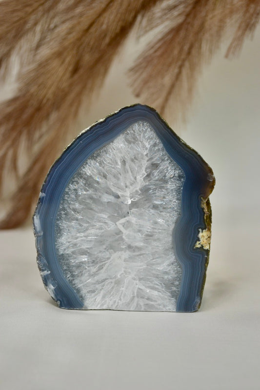 Agate Geode Tea Light Holder D