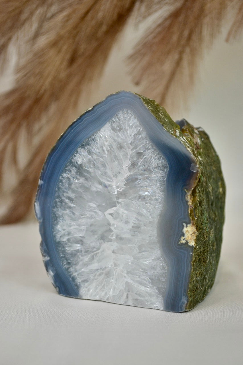 Agate Geode Tea Light Holder D